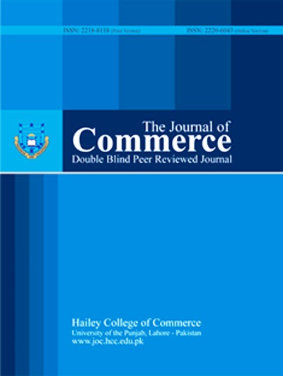 ISSN: 2220-6043 Frequency: Bi-Annual Published by: Hailey College of Commerce